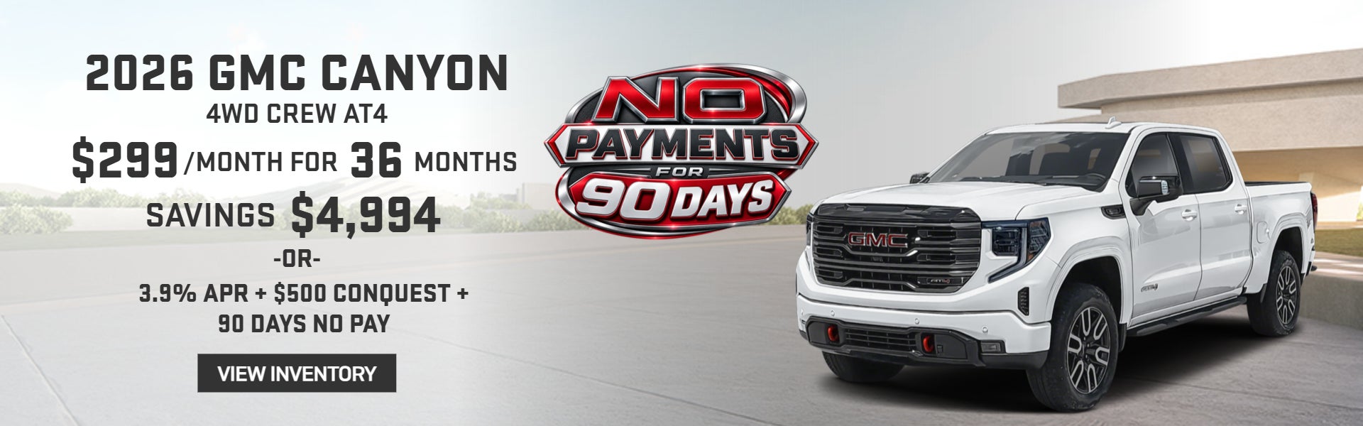 2026 GMC Canyon 4WD Crew AT4