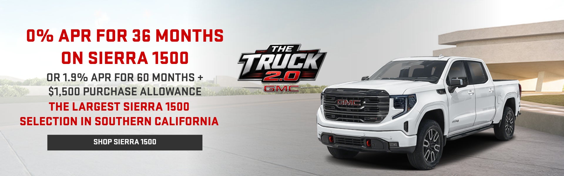The Largest Sierra 1500 Selection in Southern California