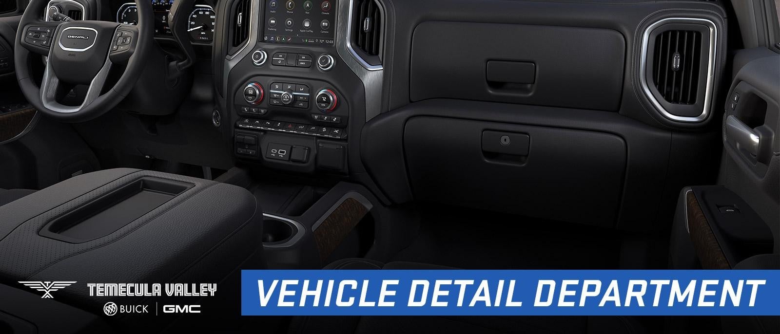 Dashboard of a GMC Sierra Denali