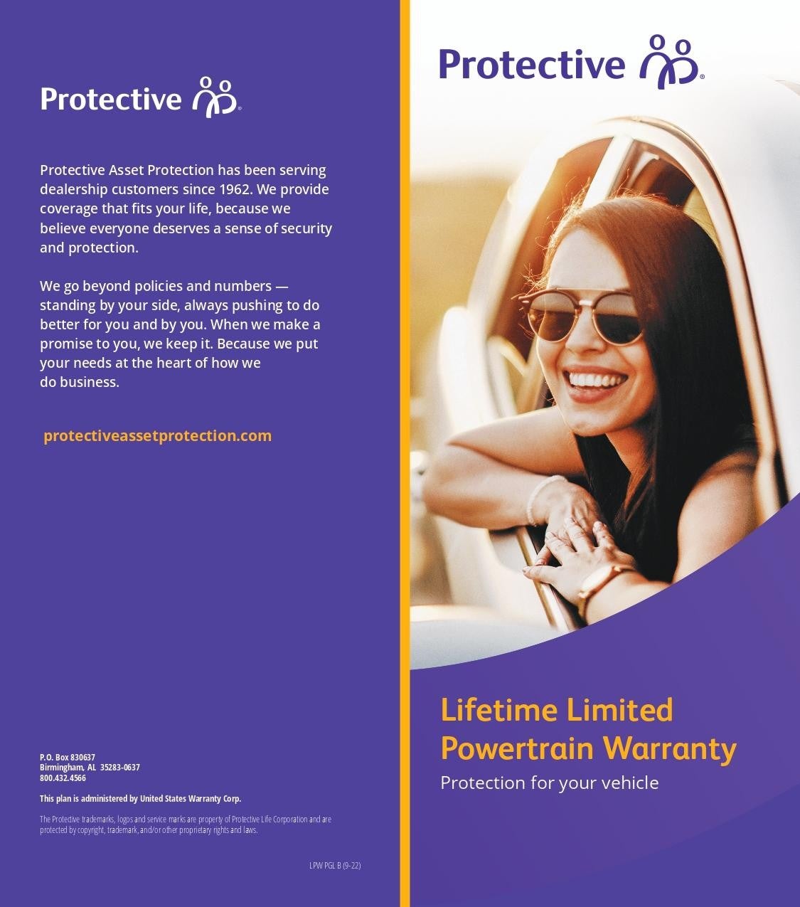 Protective Information Page 1